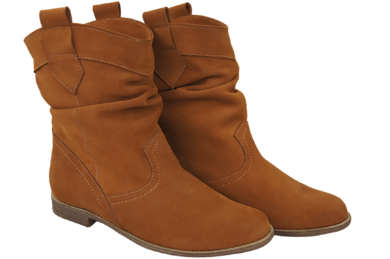 Shoes Women's boots Saszki Winter natural leather velor 117 Z ElitaBut