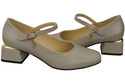 Women's shoes Pumps with a strap, natural leather 202 ElitaBut