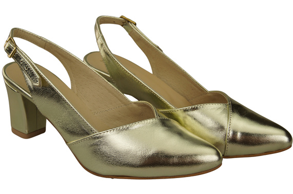 Women's Shoes High Heel Sandals Natural Leather 217 ElitaBut