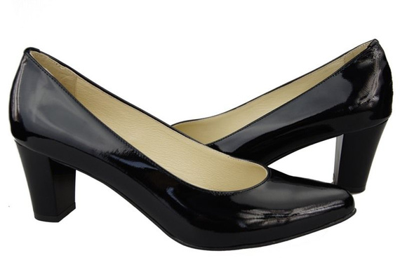 Women's shoes Pumps natural leather Lacquer 974 ElitaBut