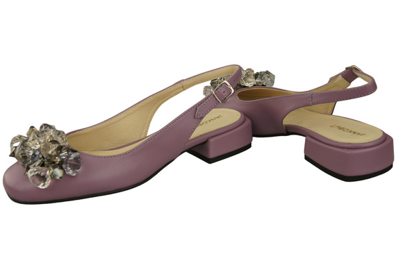 Women's Shoes Sandals with Crystals Natural Leather 215 ElitaBut