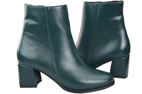 Women's Black Winter Ankle Boots Genuine Leather 214 From ElitaBut