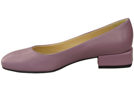 Comfortable Women's Shoes Flat Pumps, Natural Leather 204 ElitaBut