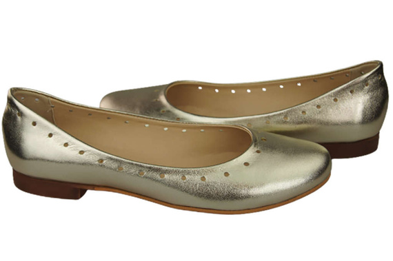 Women's Shoes Comfortable Ballerinas Natural Leather 162 ElitaBut