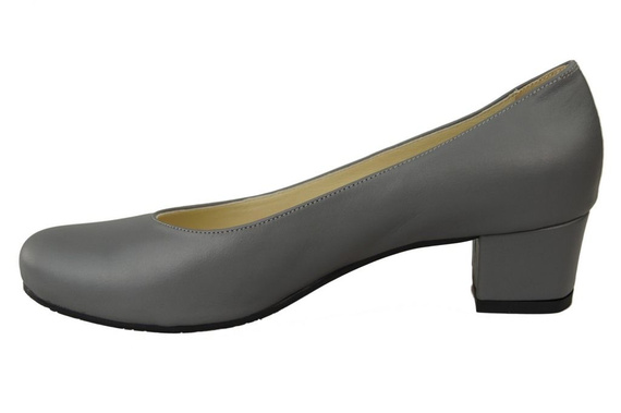 Obuwie Damskie Czółenka Skóra naturalna 116 Popiel ElitaBut