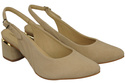 Women's Sandals in Natural Suede Leather - Elegance and Comfort 196 Z ElitaBut