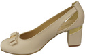 Shoes Women's pumps in Natural Leather with Decorative Heel 199 ElitaBut