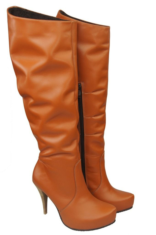 Footwear Women's boots Platform Natural Leather 120 ElitaBut