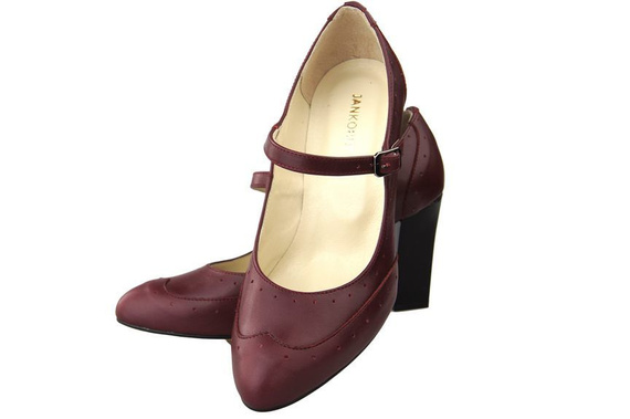 Women's shoes Pumps natural leather 958 ElitaBut