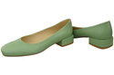 Comfortable Women's Shoes Flat Pumps, Natural Leather 204 ElitaBut