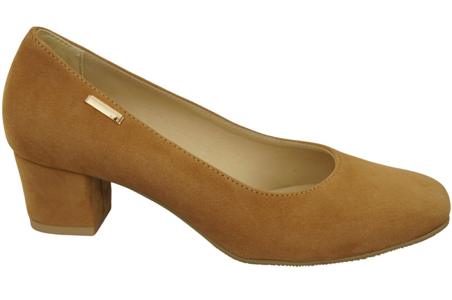 Comfortable Women's Shoes Pumps Natural Suede Leather 172 Z ElitaBut