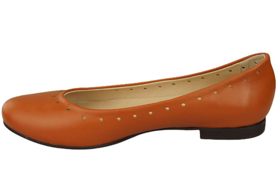 Women's Shoes Comfortable Ballerinas Natural Leather 162 ElitaBut