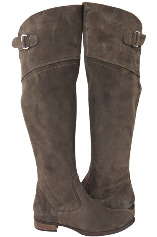 Shoes Boots Women Boots Over-the-knee boots Over-the-knee natural leather Velor 154 ElitaBut