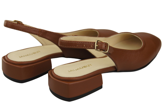 Women's Shoes Sandals Flat Heel Natural Leather 206 ElitaBut