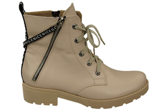 Footwear Boots Women's boots with the inscription NICE Natural Leather 173 L ElitaBut