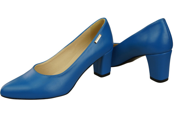 Classic Smooth Pumps Shoes Women's Black Natural Leather 213 ElitaBut