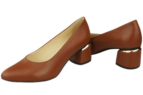 Women's shoes Pumps Natural leather 143 ElitaBut