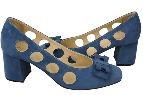 Women's shoes Pumps Natural leather suede 182 ElitaBut