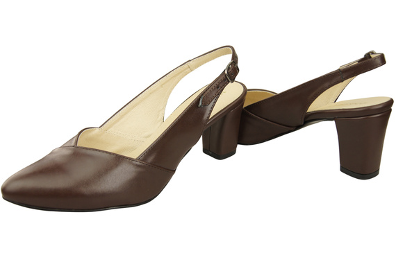 Women's Shoes High Heel Sandals Natural Leather 217 ElitaBut