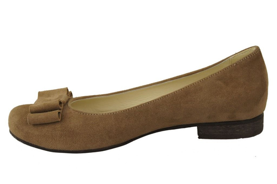 Women's Shoes Ballerinas natural leather Suede 126 ElitaBut