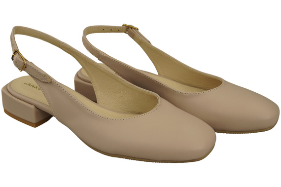 Women's Shoes Sandals Flat Heel Natural Leather 206 ElitaBut