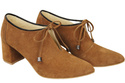 Women's shoes Low shoes Natural leather velor 183 ElitaBut