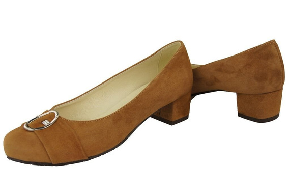 Women's Shoes Pumps Natural Leather Suede 135 ElitaBut