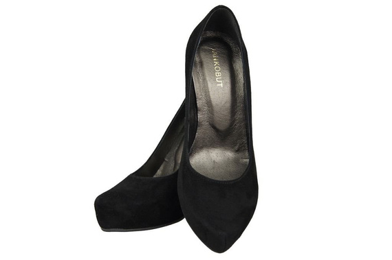 Women's shoes Pumps Natural leather Suede 644 ElitaBut