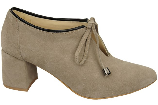 Women's shoes Low shoes Natural leather velor 183 ElitaBut