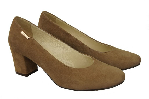 Women's Shoes Pumps Natural Leather Suede 125 ElitaBut