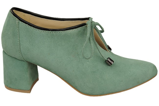 Women's shoes Low shoes Natural leather velor 183 ElitaBut