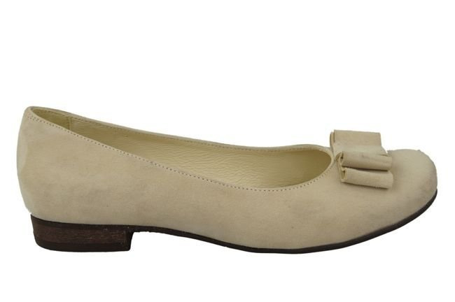 Women's Shoes Ballerinas natural leather Suede 126 ElitaBut