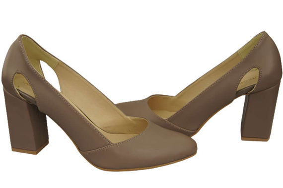 Women's shoes Pumps Natural leather 184 ElitaBut