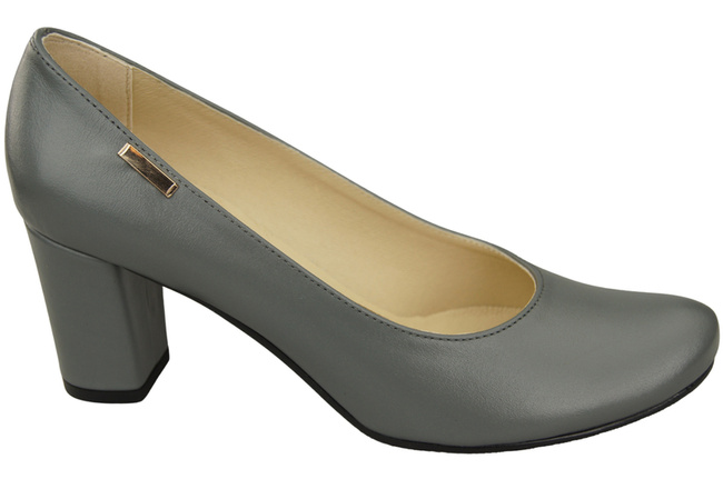 Footwear Classic Women's Natural Leather Almond Nose Dugout 201 ElitaBut