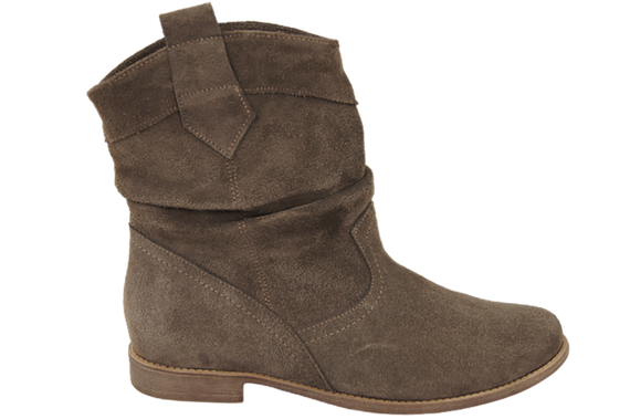 Shoes Women's boots Saszki Winter natural leather velor 117 Z ElitaBut