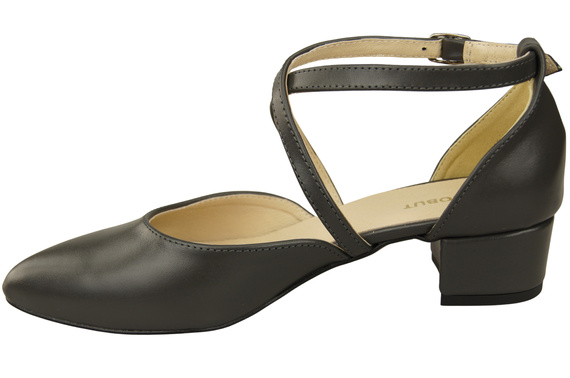 Women’s Leather Sandals with Straps Low Heel 223 ElitaBut