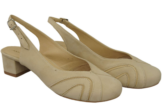 Footwear Women Sandals natural leather 842 Z ElitaBut