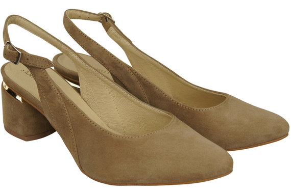 Women's Sandals in Natural Suede Leather - Elegance and Comfort 196 Z ElitaBut