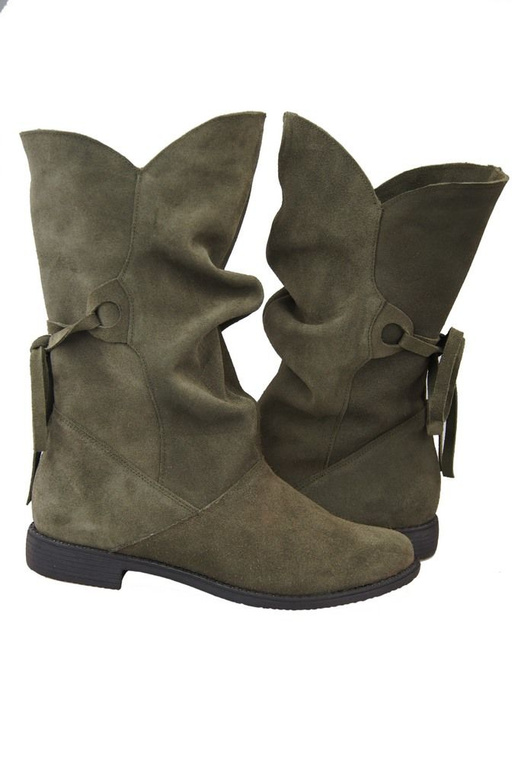 Shoes Women's boots Winter natural leather velor 999 Z ElitaBut