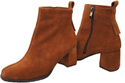 Women’s ankle boots in genuine suede leather, stable block heel, with zipper – 224 ElitaBut