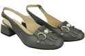 Women's Shoes Sandals Decorated with Fringes Natural Leather 208 ElitaBut