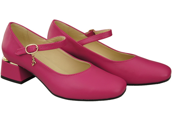 Women's shoes Pumps with a strap, natural leather 202 ElitaBut