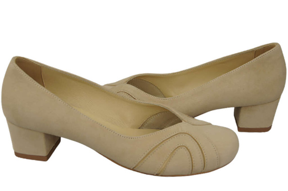 Women's shoes Suede leather pumps 786 Z ElitaBut