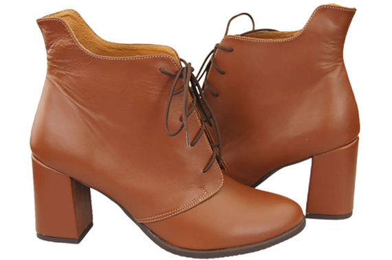 Shoes Boots Women Lace-up Spring / Fall natural leather 174 L ElitaBut