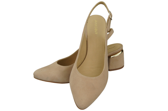 Women's Sandals in Natural Suede Leather - Elegance and Comfort 196 Z ElitaBut