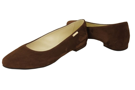 Women's shoes Ballerinas natural leather Suede 131 ElitaBut