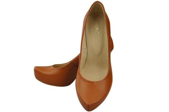 Women's shoes Pumps High heels natural leather 205 ElitaBut