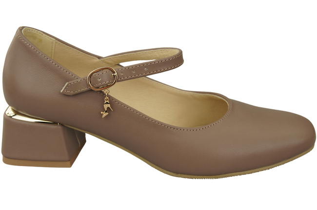Women's shoes Pumps with a strap, natural leather 202 ElitaBut