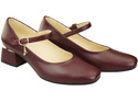 Women's shoes Pumps with a strap, natural leather 202 ElitaBut
