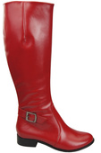 Women’s  leather boots, lined officer boots, flat 225 ElitaBut